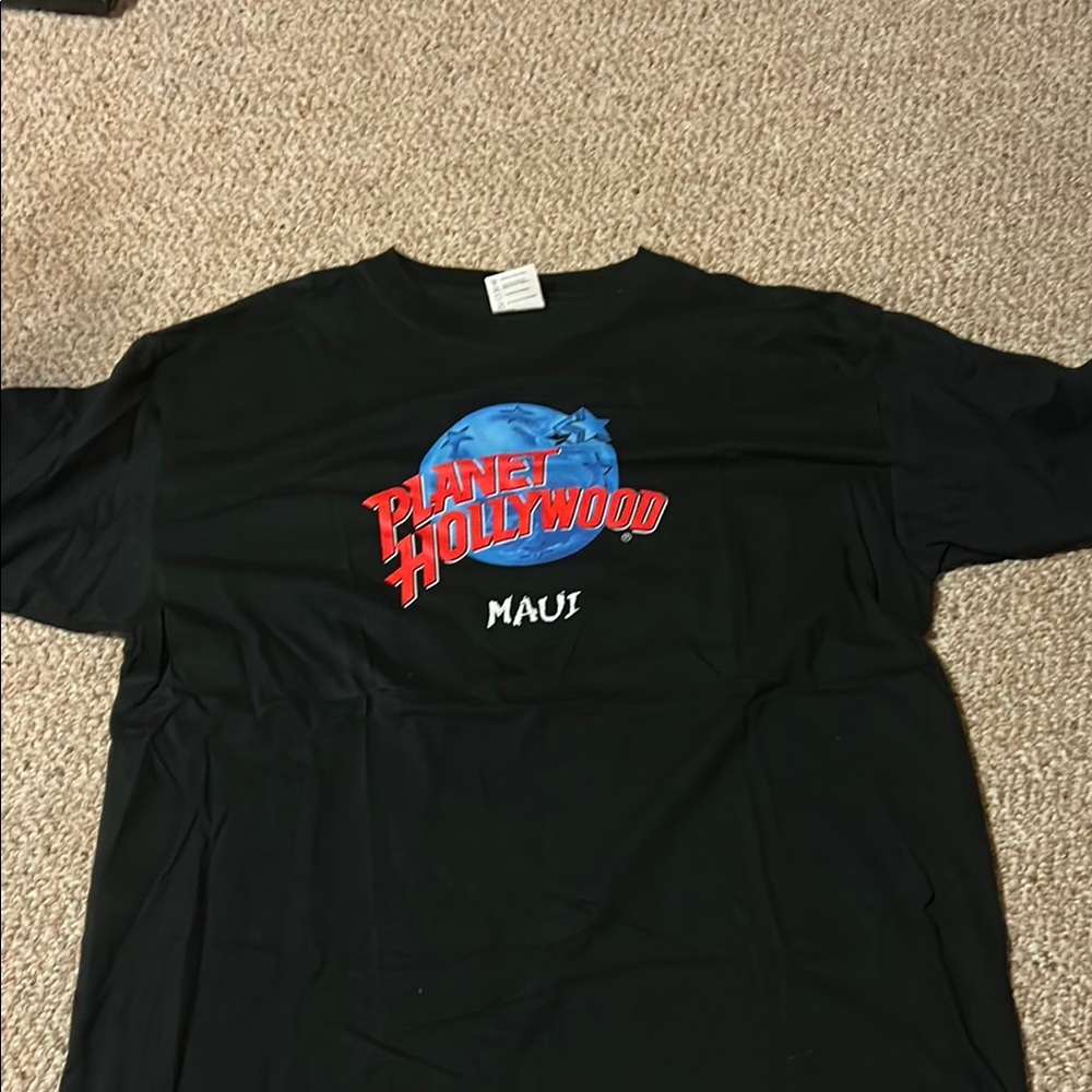 Vintage Planet Hollywood Maui Black T-Shirt